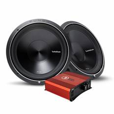 2-pak Rockford Fosgate P3D4-15 & Bass Habit SPL ELITE 3100.1DF, baspakke