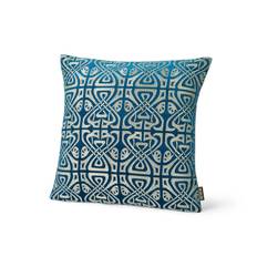 Biba Embroidered Cushion - Logo LegionBlue