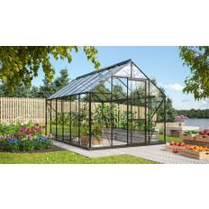 Vitavia Merkur 9900, Drivhus m/sokkel, sort, 9,9 m²
