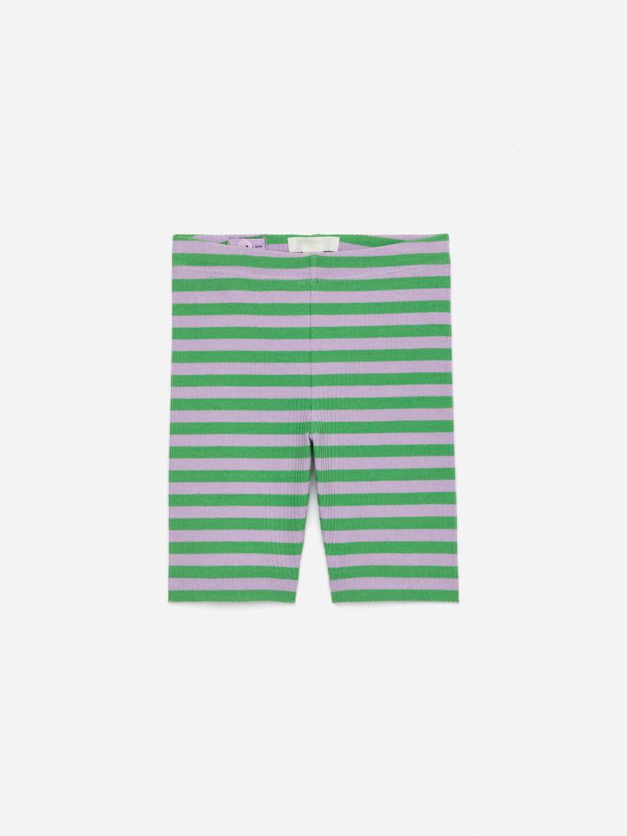 ARKET Ribbed Bicycle Shorts -Green, 86/92