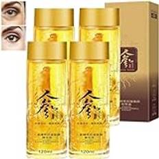 Ginseng Anti-Wrinkle Essence Toner, ginseng essens vatten, ginseng extrakt vätska, peptid anti-aging ginseng serum, Firming Sagging Skin och Minskar fina linjer 120 ml (4 stycken)