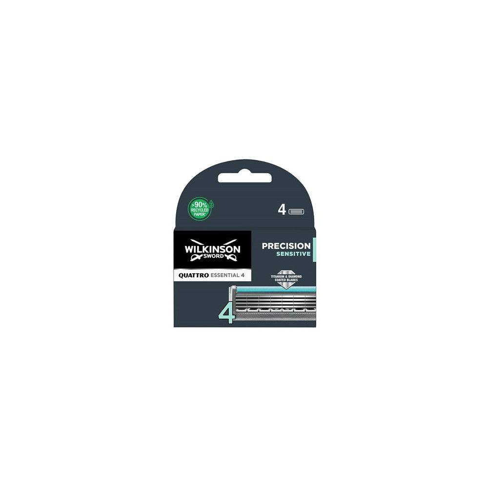 Wilkinson sword Quattro Titanium Sensitive (4 stycken) - Ersättningshuvuden