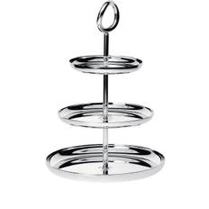 Christofle - Vertigo kakfat med tre våningar - unisex - Silverpläterad metall - one size - Silverfärgad