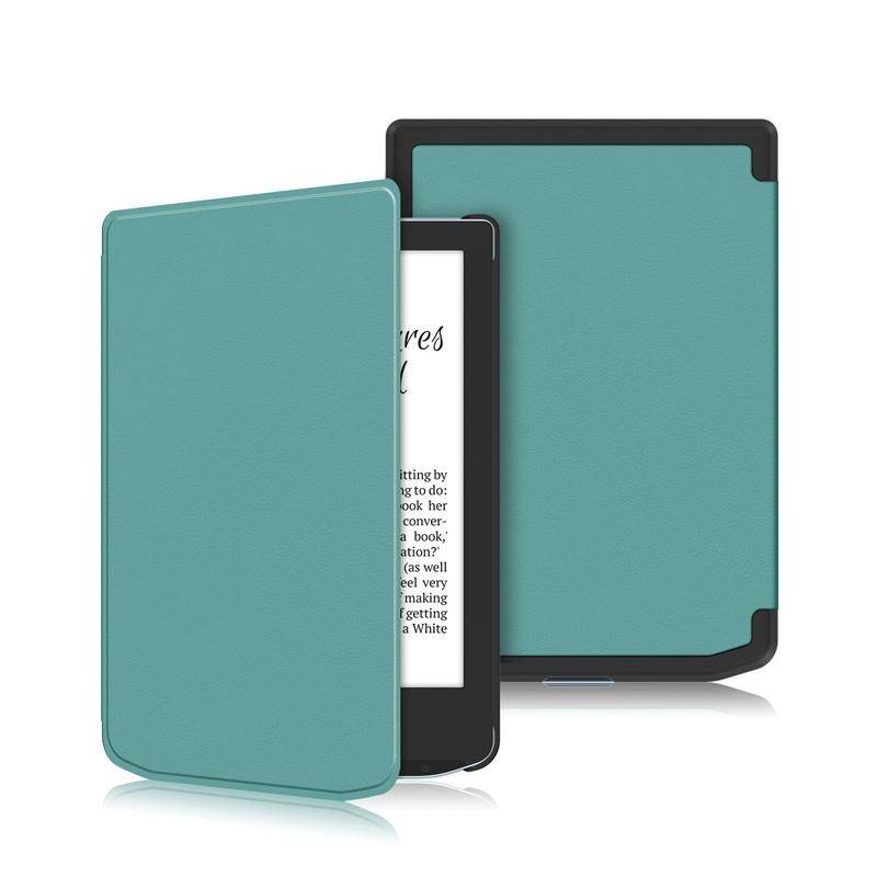 För Pocketbook Verse Fodral 6 tum PU-läder Hård PC-baksida Smart Fodral för Pocketbook Pocket Book Verse Pro 629 634 PB629 Fodral