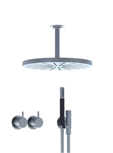 Vola 2471-061A brusesæt, krom