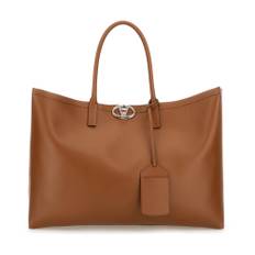 Valentino Garavani, Taske, Herre, Brun, ONE SIZE, Læder, VLogo Signature Tote Bag