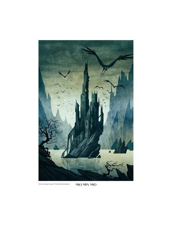 Poster Mio, min Mio Katos borg - 21x30 cm