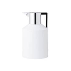 Normann Copenhagen, Geo, Termokande, Hvid, Sølv, Termoplast, Plastik, 1,5 L., H:29,5 x Ø:16,5 cm