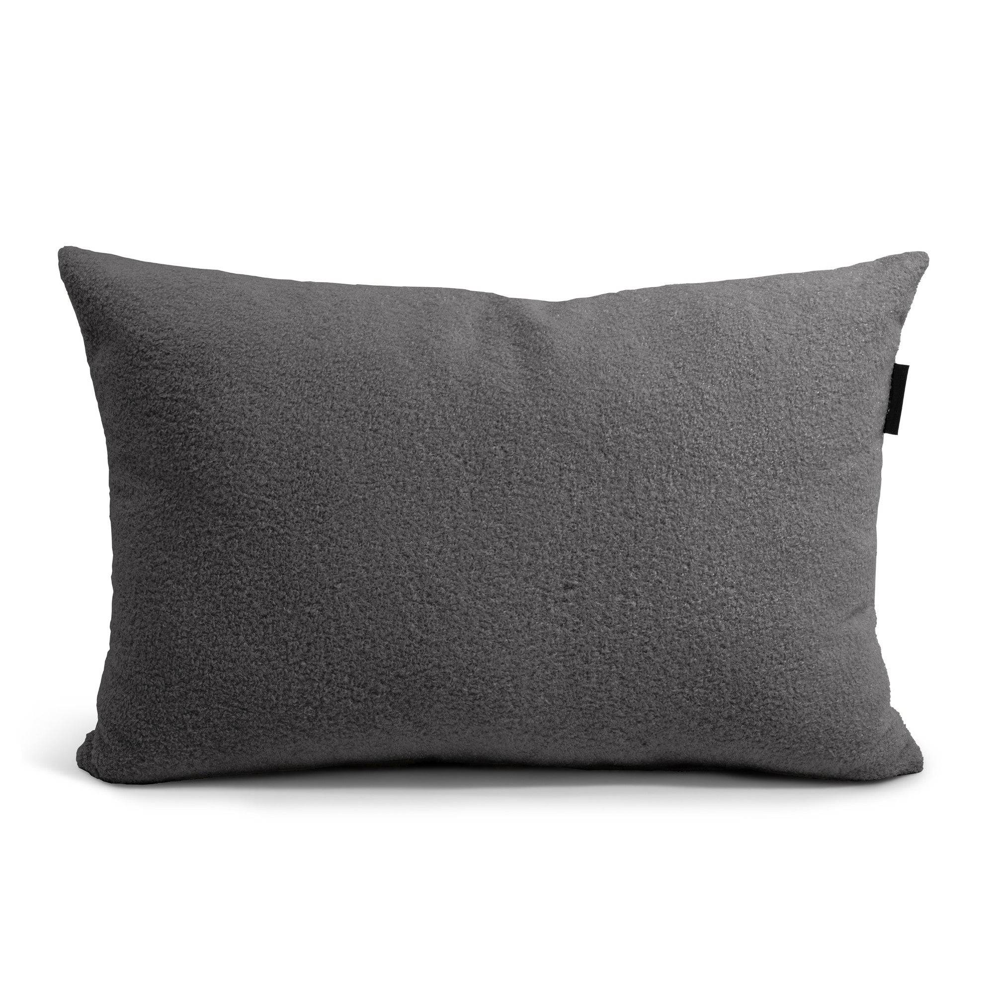 Dekorationskudde 65x45 Barcelona sammet Dark Grey
