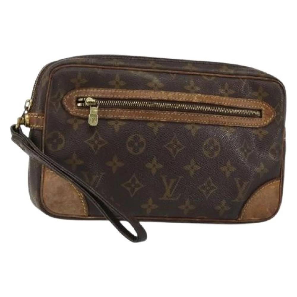 Louis Vuitton Vintage Pre-owned Clutch - Vintage - Dame - Brun - ONE SIZE -