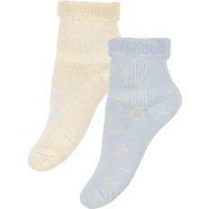 Molo Strumpor - Bambu - 2-pack - Nodda - Skywriting/Beige - Molo - 23/26 - Strumpor