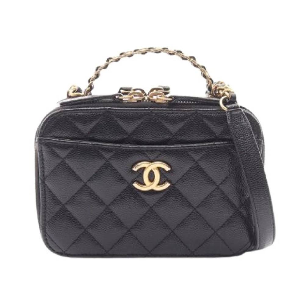 Chanel Vintage Pre-owned Matelasse Mini Taske - Vintage - Dame - Sort - ONE SIZE - Uld