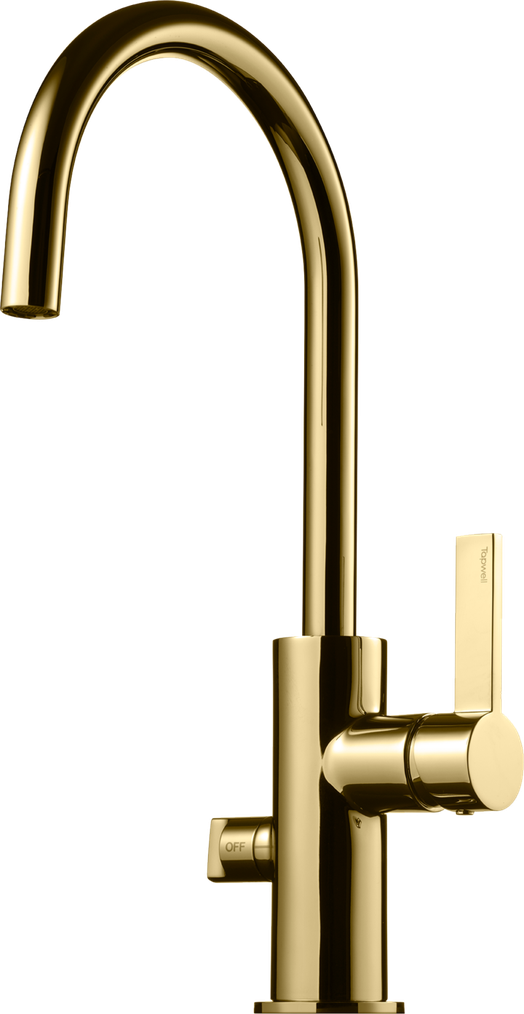 Köksblandare med diskmaskinsventil ARM184 Mässing Honung Guld