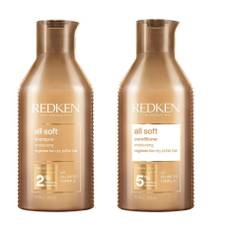 Redken All Soft Duo Set Shampoo 300 ml & Conditioner 300 ml - 600 ml