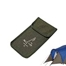 Tältpåse | Oxford Cloth Camping Peg Bag - Stake Organizer Elastisk Lämplig för starka vindar och alla typer av mark Gusengo