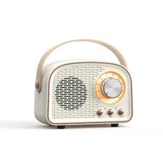 IC Mini Radio Bluetooth-højtaler, Bærbar lille højtaler Hvid