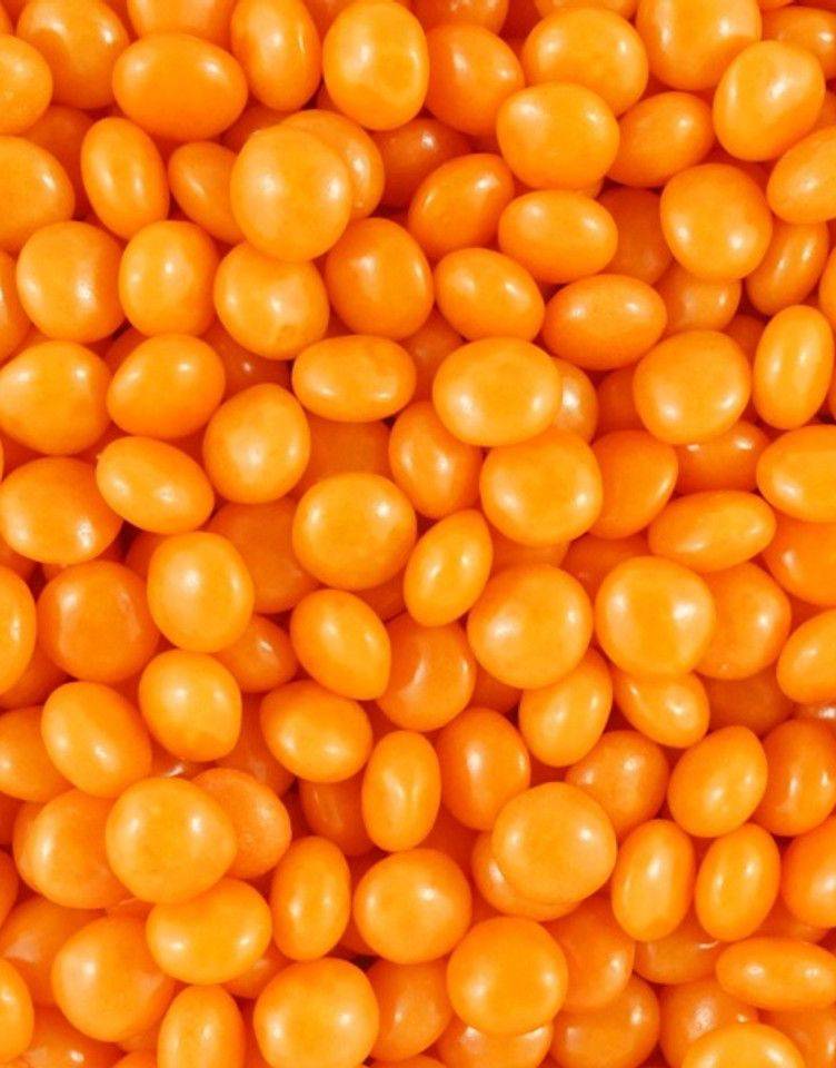 1 kg Zed Candy Orange Jelly Beans - Gelébønner med Appelsinsmag.