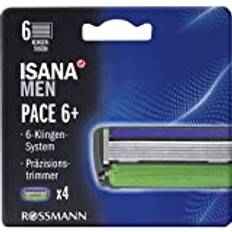 ISANA men Pace 6+ rakblad 4 stycken 6-bladssystem, trimmer