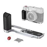 SMALLRIG X100VI Handgrip L-Shape Grip för FUJIFILM X100VI och X100V Cameras, Built-in Quick Release Plate för Arca, Lightweight Silicone Side Handle, med Shutter Button och Hot Shoe Cover - 4555B