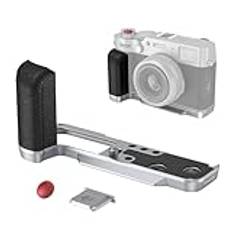 SMALLRIG X100VI Handgrip L-Shape Grip för FUJIFILM X100VI och X100V Cameras, Built-in Quick Release Plate för Arca, Lightweight Silicone Side Handle, med Shutter Button och Hot Shoe Cover - 4555