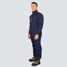 Outdoor Quilt Coverall Unisex Navy / XL