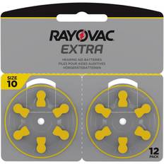 Rayovac Extra Hörapparatsbatterier 10 gul 12-pack - Multi