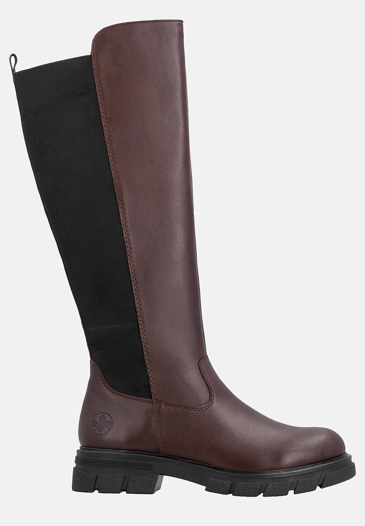 Skinnstövel med stretchigt skaft