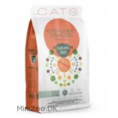 Natura Diet Kattefoder Adult Laks Sterilised 1,5 kg (med rabat)