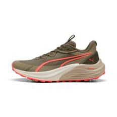 Men's Puma Electrify NITRO™ 4 Trail Running Shoes, Green, Size 46.5, Shoes - Glowing Red - 46.5