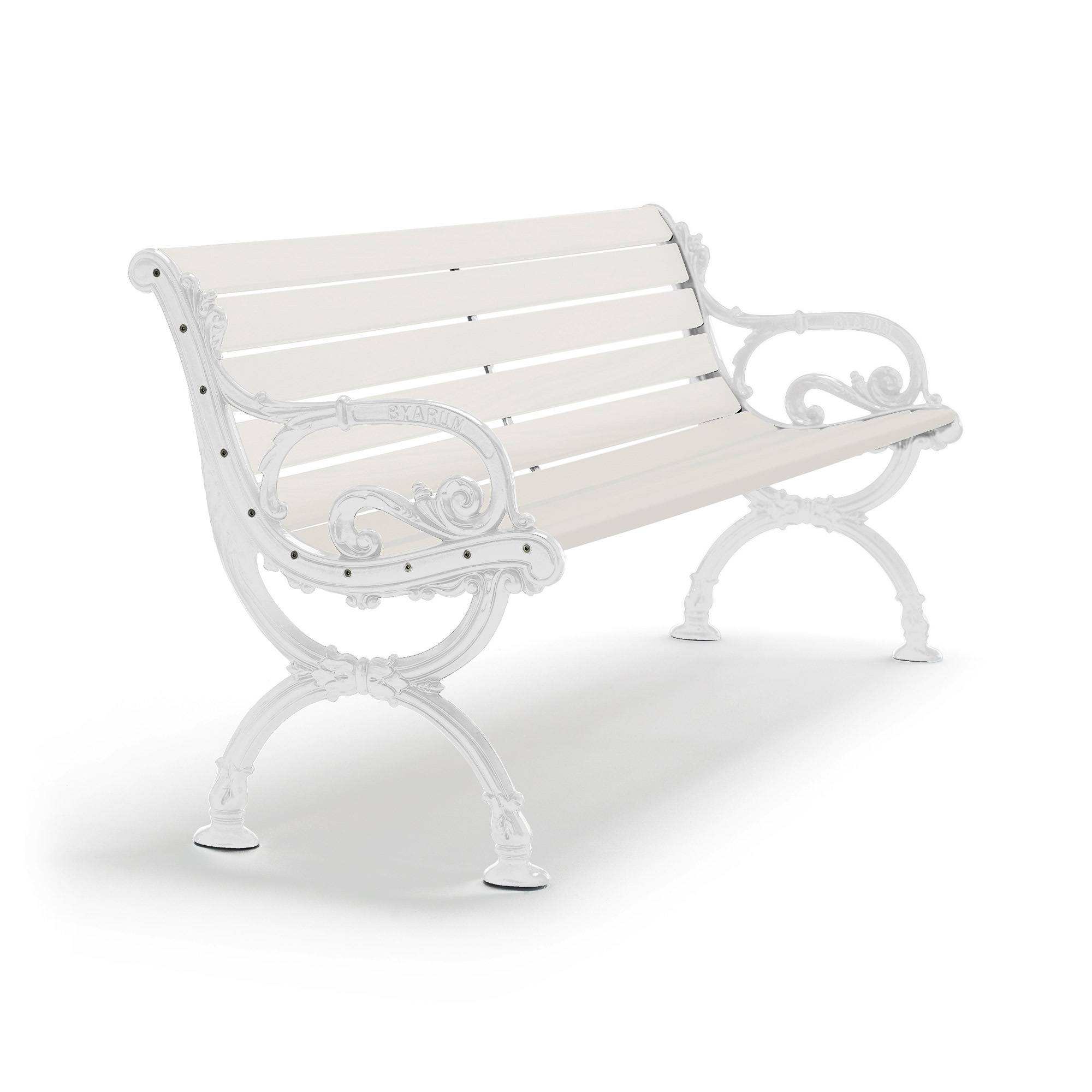 Byarums Bruk - Soffa Byarum 125 cm Vitlackerad Furu/Vit - Soffor utomhus