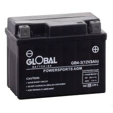 Global 12V GB4-3 MC-batteri 3Ah 113 x 70 x 85 mm