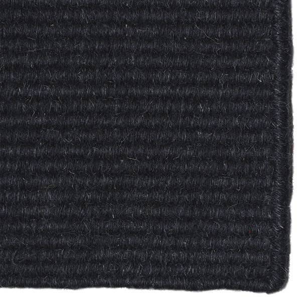 C. Olesen Luxor ensfarvet tæppe - 250X350 cm. - Midnight