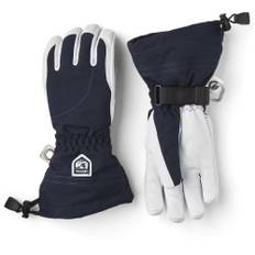 Hestra Heli Ski Female 5-finger Skihandsker Dame, Navy & off-white / 8