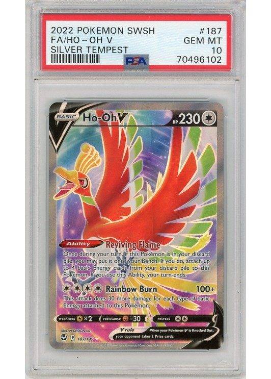 Ho-oh V - 187/195 - PSA 10.