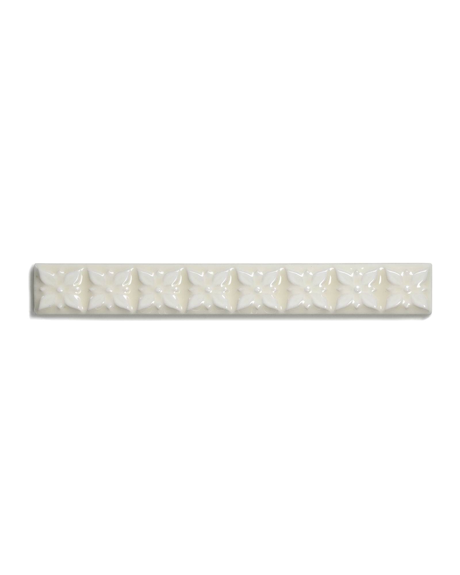 Kakel York - Dekorlist relief 2,5 x 19,8 cm mandel