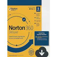 Norton 360 Deluxe Non-Subscription - (5 Devices, 1 Year) - NortonLifeLock Key EUROPE