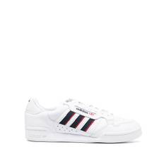 adidas - Continental 80 Stripes sneakers - herr - gummi/Tyg/Tyg/kalvskinn - 4 - Vit