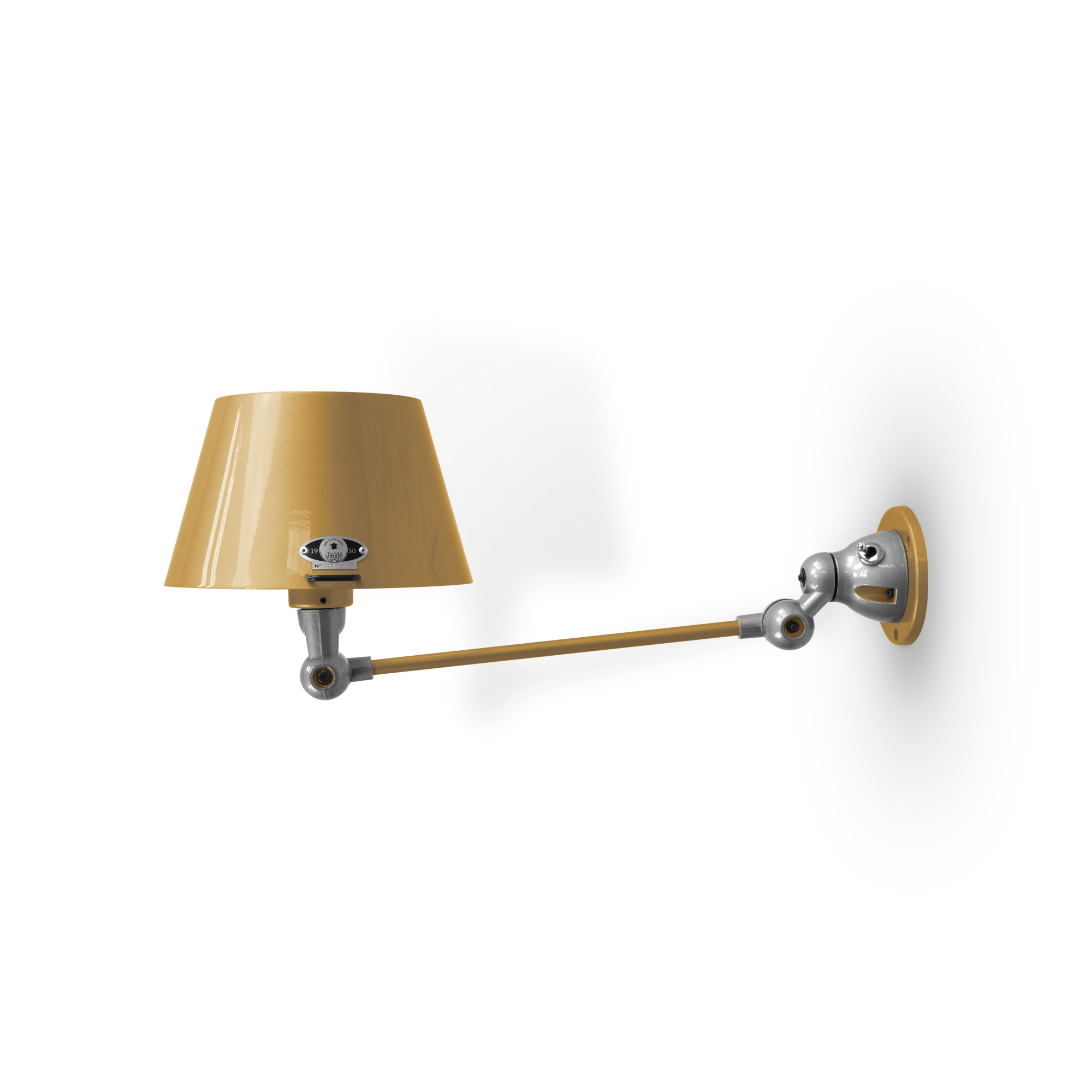 Aicler AID301 væglampe fra Jieldé - Pearl gold / Poleret/blank