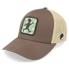 Emil I Lönneberga - Brun trucker Keps - Emil Silhouette Blossom Brown/Khaki Trucker @ Hatstore