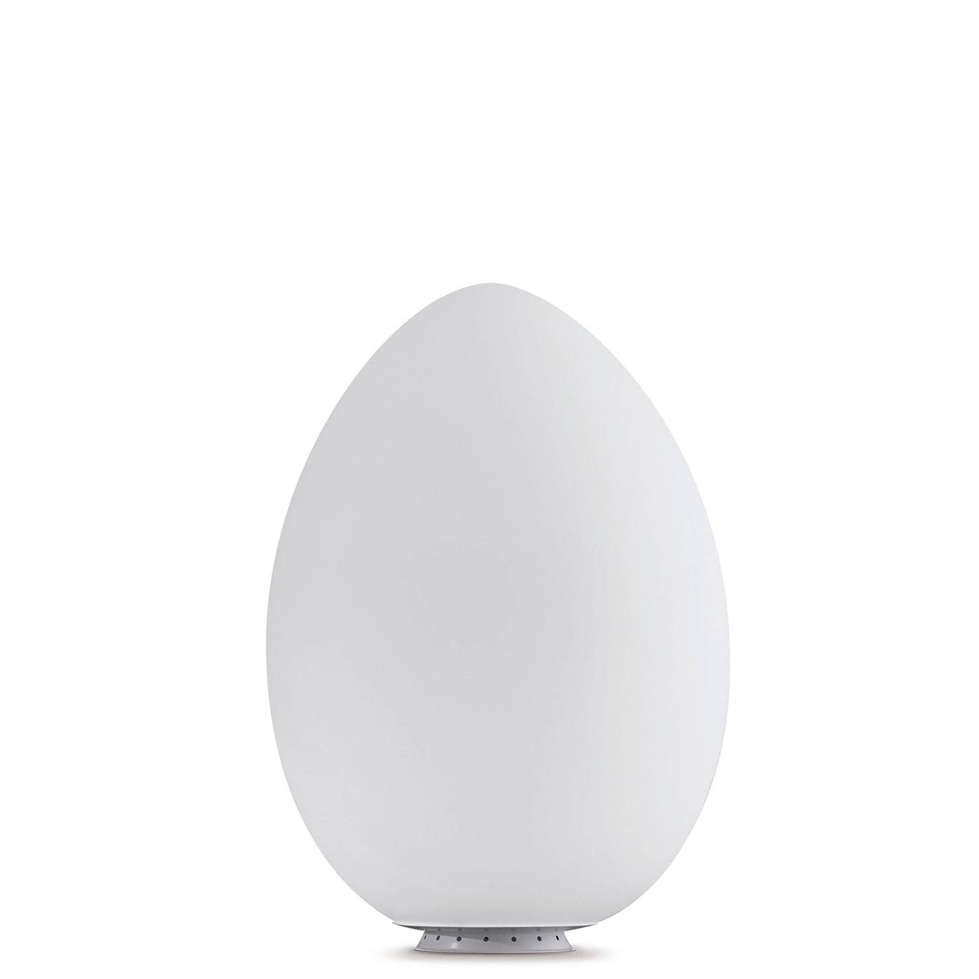 Uovo Bordlampe Stor Hvid.