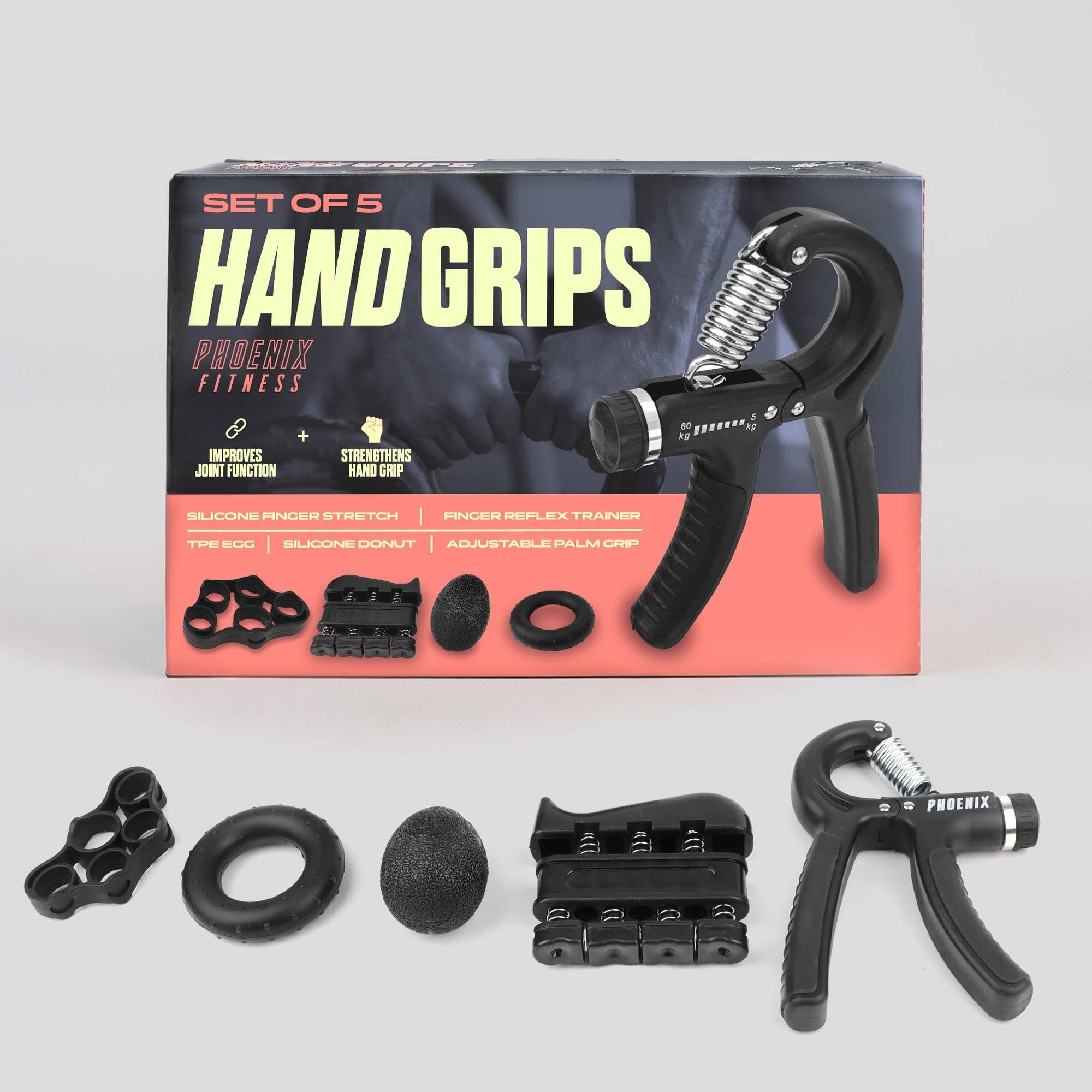 Hand Grips - Set of 5