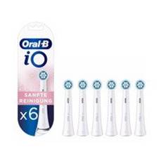 Oral-B iO Series Gentle Care Tandbørstehoveder - Hvid - 6-pak