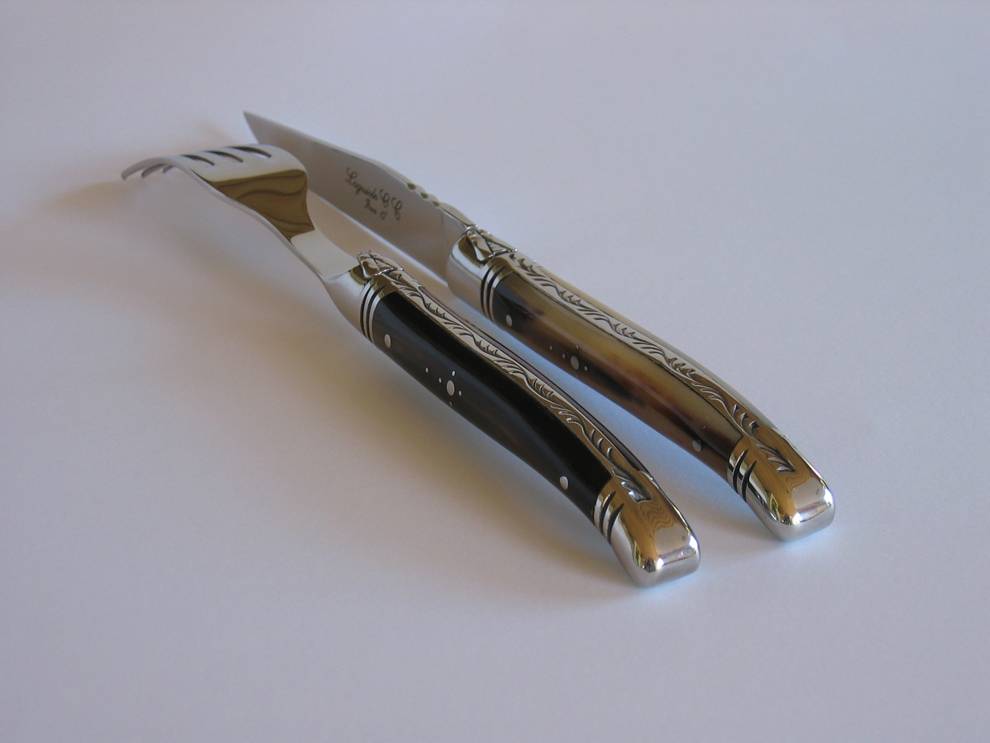 Laguiole Goyon-Chazeau kniv i horn