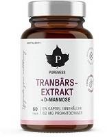 Tranbärsextrakt med D-mannose 60 kap Pureness "Mängdrabatt"