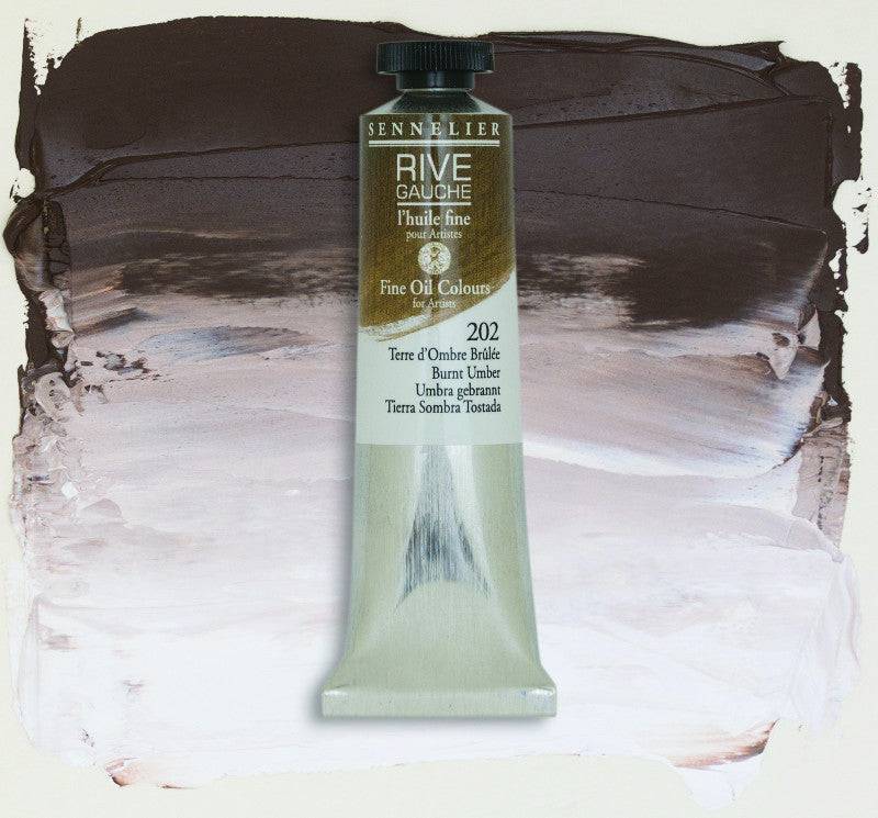 Sennelier Rive Gauche Oljefärg 200 ml Burnt Umber 202
