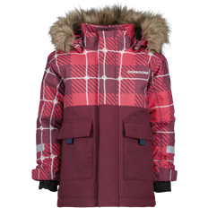 Polarbjörnen Printed Kids' Parka - Röd (130)