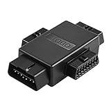 CERRXIAN OBD2 1 till 3 adapter, OBD II full 16 stift hane till hona 3-vägs splitter OBDII skanningsverktyg diagnostisk förlängare konverteringsadapter, 1 hane till 3 hona bil diagnostisk