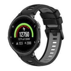 Garmin Forerunner 235 urrem i silikone - Sort, Grå