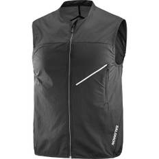 Salomon Men's Sense Aero Wind Vest Deep Black, S