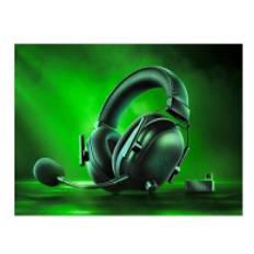 Razer BlackShark V2 Pro for Xbox - Headset - fuld størrelse - Bluetooth/2,4 GHz radiofrekvens - trådløs - USB-C - støjisolerende - sort